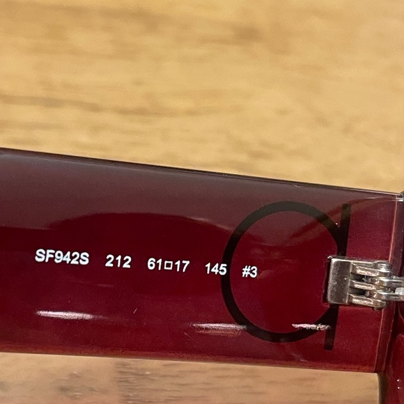 Salvatore Ferragamo SF942S Butterfly Sunglasses in Wine Caramel - Picture 7 of 15